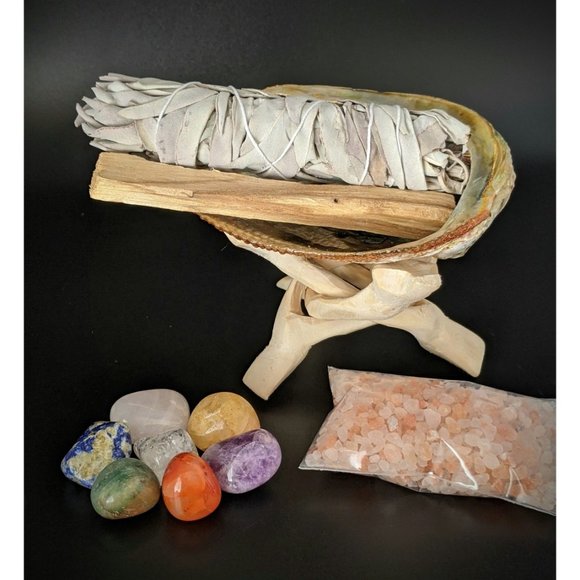 7 Chakra Smudge Set, Smudge Kit - Picture 9 of 10